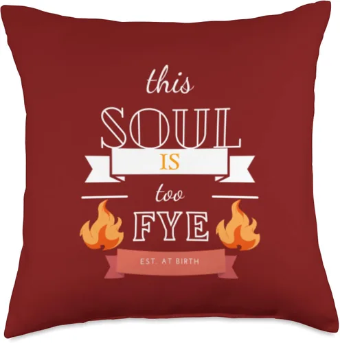 Vista 4 de This Soul is Fye Throw Pillow