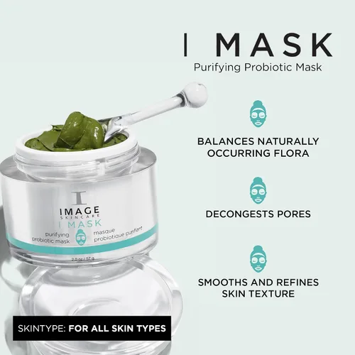 Vista 2 de Image Skincare Mascarilla probiótica purificadora, 2 oz