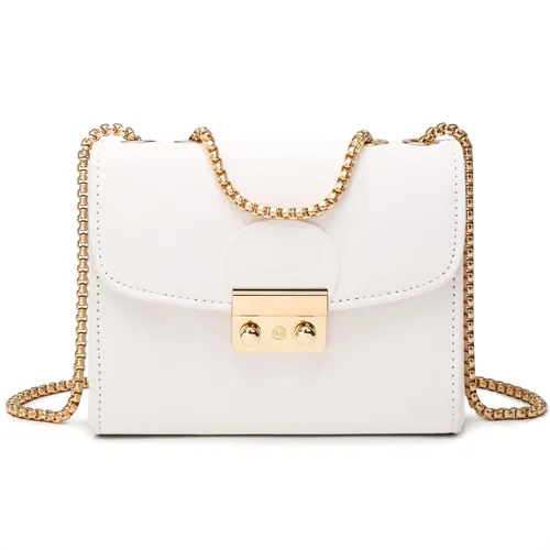 Vista 12 de Dasein Bolso cruzado pequeño para mujer, bolso de noche de diseñador, cartera clutch, bolso de mano para boda/baile de graduación/fiesta con doble