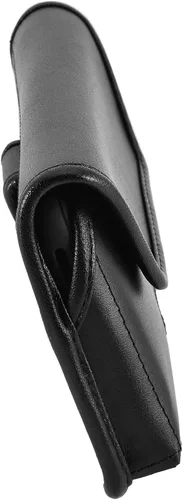 Vista 6 de Turtleback Funda diseñada para iPhone 11 Pro Max (2019) y iPhone Xs MAX (2018), funda de piel negra con clip ejecutivo para cinturón, horizontal