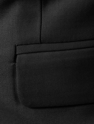 Vista 5 de Blazer para hombre, chaqueta de traje de un botón para hombre, ajuste delgado, casual, cena, boda, fiesta, baile de graduación, abrigo de negocios