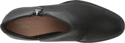 Vista 5 de Clarks Botines Scene con cremallera para mujer