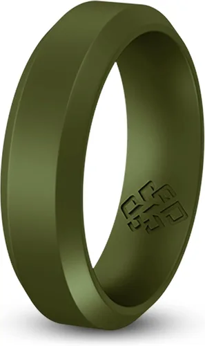 Vista 23 de Knot Theory - Anillo de boda de silicón para hombres y mujeres Anillos de goma finos de calidad superior con gran estilo, comodidad; son ideales