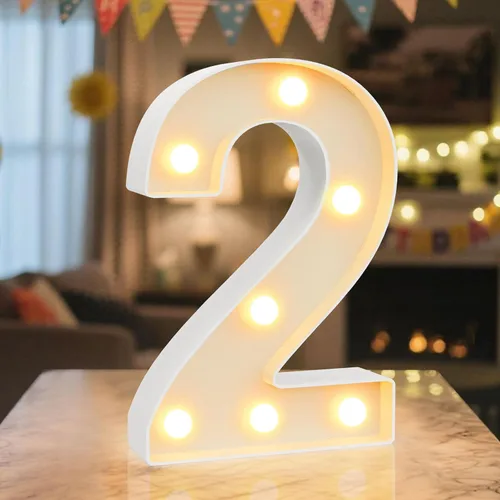 Vista 13 de Letrero LED de Marquee con Letras Iluminadas - Letras Iluminadas del Alfabeto para Cumpleaños, Graduación, Decoración de Pared y Mesa en Bares