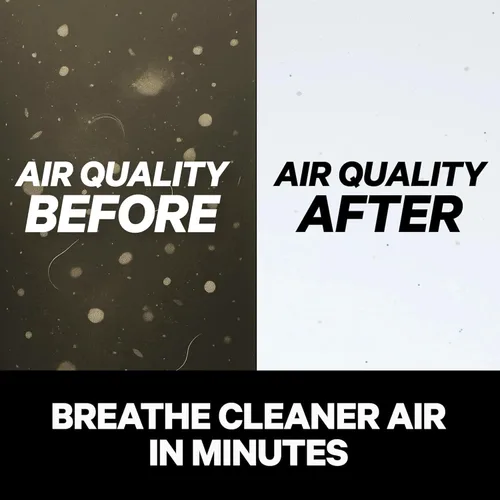 Vista 6 de PuroAir 130 purificadores de aire HEPA para mascotas domésticas – Cubre hasta 600 pies cuadrados – Filtra hasta el 99.9% de los contaminantes, humo