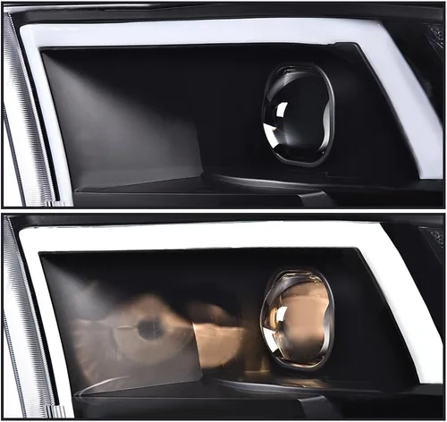Vista 4 de CROSSDESIGN Faros LED DRL, Faro Lente transparente Carcasa Negra
