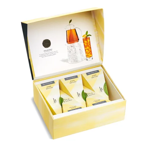 Vista 14 de Tea Forte Tea Over Ice Blue Mint Nectar - Mezcla Premium de té helado de hierbas orgánicas sin cafeína, 5 bolsas de té con infusor piramidal hechas