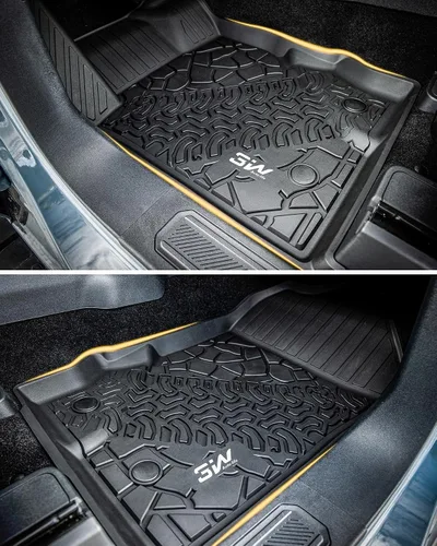 Vista 9 de Alfombrillas de piso de 3 W y forro de carga para Ford Bronco de 4 puertas