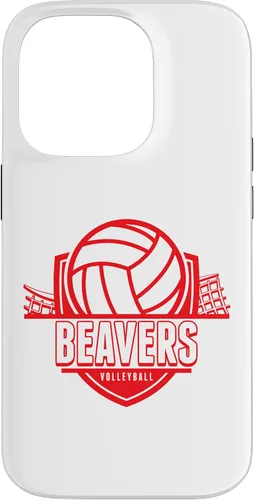 Vista 17 de Beavers Volleyball Back to School Spirit R Case for iPhone 17