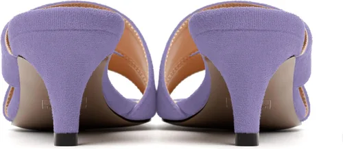 Vista 4 de MODENCOCO Sandalias casuales de tacón bajo para mujer, de gamuza y puntera cuadrada, 2 pulgadas