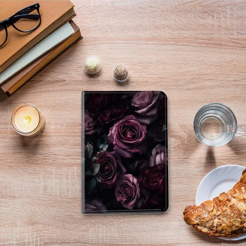 Vista 61 de Funda para tablet Kinlde Fire HD 10 (11ª generación 2021) Fire HD 10 Plus 2021, delgada, de piel sintética, con función atril, función atril