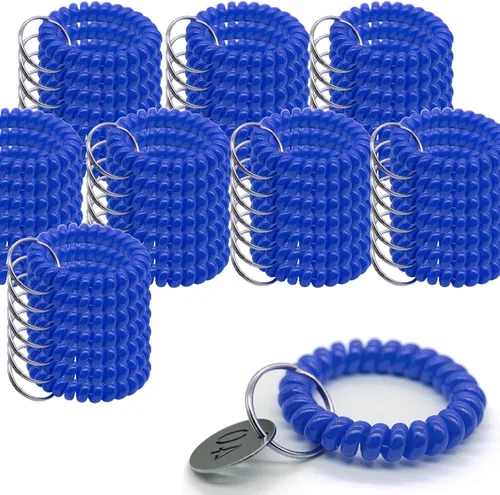 Vista 9 de Soportes para tarjetas de muñeca azules, Azul