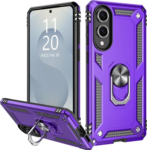 Vista 50 de IKAZZ Funda para Galaxy S21, Grado Militar Resistente a Golpes de Servicio Pesado Cubierta Protectora para Teléfono Pasa Prueba de Caída de 16 pies