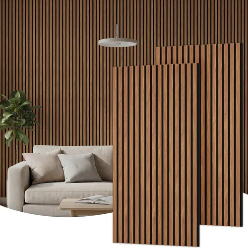 Vista 29 de TONOR Paneles de pared de madera para decoración de paredes interiores, paquete de 2 unidades de 47.2 x 23.6 pulgadas