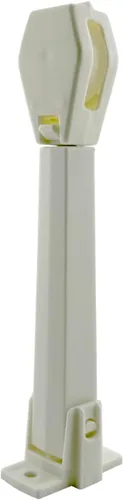 Vista 2 de Amazing Drapery Hardware Tensor de cable con resorte para bucles de cable, marfil, montaje en pared o piso, 1 paquete