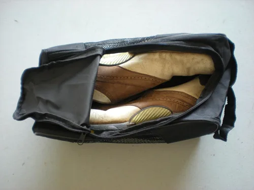Vista 4 de Northwest Bolsa de zapatos de golf ventilada - Negro, Negro