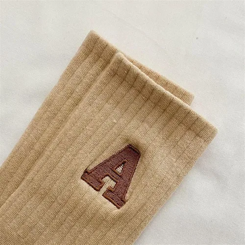Vista 5 de TRENIS Women's Warm Socks Ladies Socks Autumn Winter Solid Color Unisex