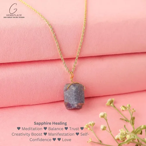 Vista 6 de Collar de cristal crudo, collar de piedra áspera, delicado colgante de piedra, cristales curativos para belleza, amor y energía positiva, regalo