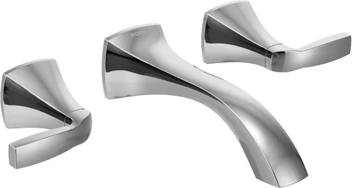 Vista 9 de Moen Voss T6906ORB - Kit de moldura de grifo de baño de dos manijas de bronce aceitado con dos manijas