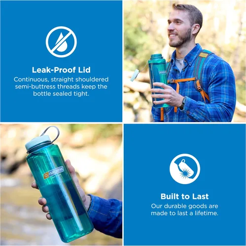 Vista 2 de Nalgene Sustain Tritan Botella de Agua sin BPA Fabricada con Material Derivado del 50% de Residuos Plásticos