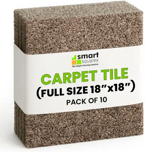 Vista 11 de Smart Squares Easy Street Premium Baldosas de Alfombra Hechas en los Estados Unidos 18x18 Pulgadas, Suavemente Acolchadas, Apariencia Sin Costuras