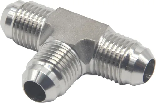 Vista 6 de HFS (R) acero inoxidable 304 JIC camiseta acampanada 1/2" JIC macho