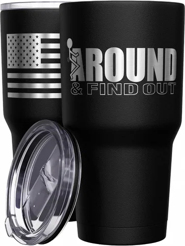 Vista 20 de We The People Holsters - Vaso térmico de 30 onzas, 0% Liberal, Negro