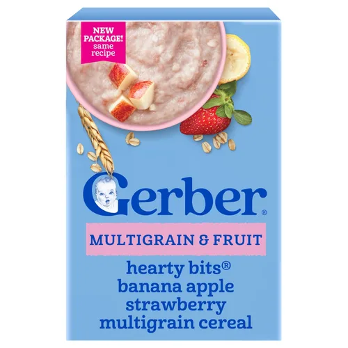 Vista 14 de Gerber Cereal de avena con plátano y fresa, 8 onzas, paquete de 5