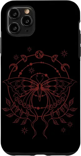 Vista 13 de Alt Emo Fairy Grunge Fairycore Goth Moth Moon Phases Case for iPhone 16