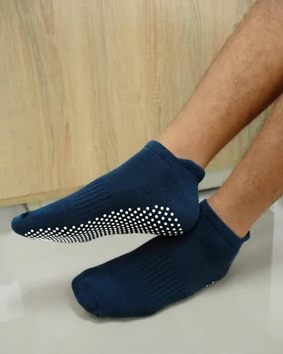 Vista 6 de RATIVE - Calcetines antideslizantes para yoga, pilates y hospitales, para adultos, hombres y mujeres