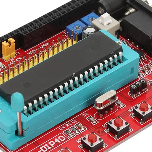 Vista 9 de Tablero de desarrollo de aprendizaje, tablero de aprendizaje del microcontrolador PIC16F877A con el interfaz RS232