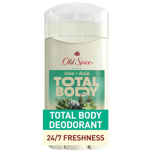 Vista 11 de Old Spice Desodorante en barra de cuerpo entero para hombres, sin aluminio, cereza negra + aroma a borbón, protección contra olores 24/7, frescura