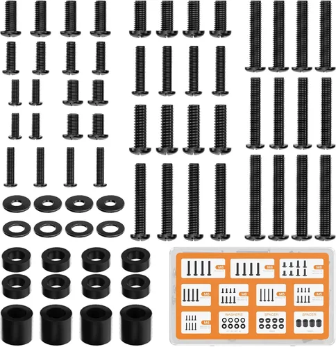 Vista 12 de WALI M6 x 1.181 in VESA Kit de tornillos para montaje de TV, 4