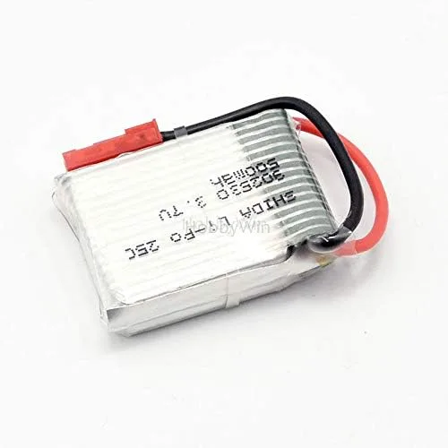 Vista 8 de 3.7 V 1S 500 mAh 25C LiPO batería JST enchufe para mini tamaño FPV Drone RC Quadcopter modelo avión