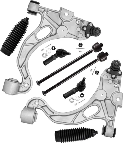 Vista 72 de Detroit Axle - Kit de brazos de control de extremo de 8 piezas para Toyota 2001-2003 Highlander 2002-2003 Camry Lexus ES300, 2 conjuntos de brazos