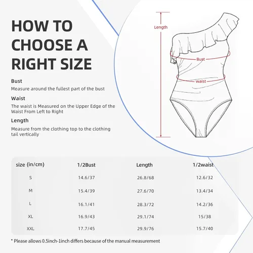 Vista 2 de Augenstern One Shoulder Ruffle Swimsuits Venezuela-Flag-Pattern Monokinis Bathing Suits One Piece Swimwear
