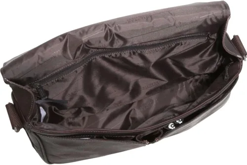 Vista 2 de Kenneth Cole REACTION Bolso de mano de cuero colombiano de compartimento único y diseño delgado