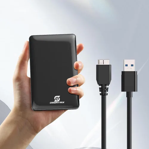 Vista 6 de O1-BK - Disco duro externo portátil USB 3.0 de 1 TB (para Windows, MacOS, Xbox, PS)