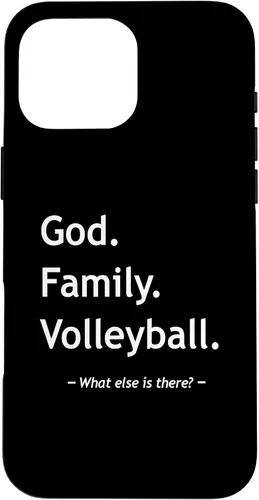 Vista 19 de Christian Faith Christianity God Family Volleyball Case for iPhone 17