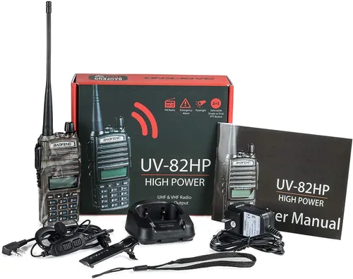 Vista 3 de Radio de banda dual de alta potencia BaoFeng, Camuflaje, Camo