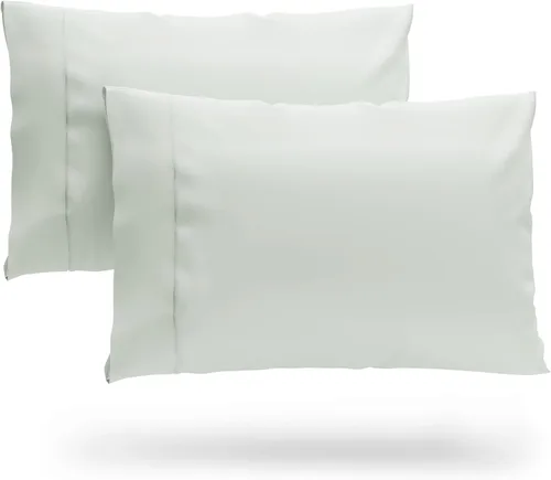 Vista 10 de Cosy House Collection Juego de fundas de almohada de bambú 100% rayón derivado Juego de fundas de almohada refrescantes, transpirables y sedosas