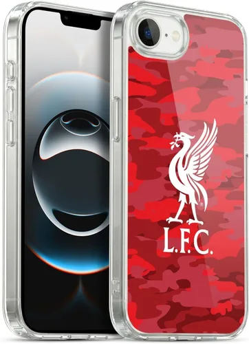 Vista 269 de Head Case Designs Funda de gel con licencia oficial del Liverpool Football Club Away Colourways Crest Camou [protección de grado militar] compatible