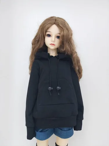 Vista 2 de Ropa para muñecas 1/3 1/4 1/6 BJD Toys Ropa de muñecas (1/3, negro)