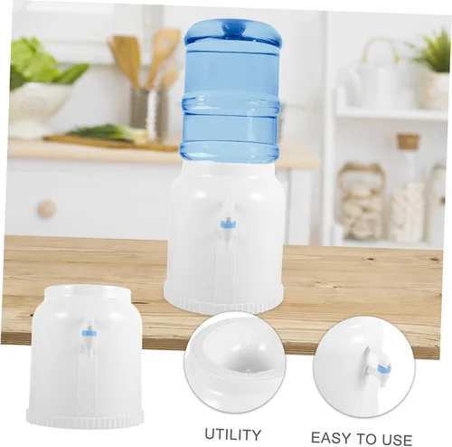 Vista 9 de ORFOFE Dispensador de agua versátil para escritorio, soporte para jarra de agua para oficina, enfriador portátil, soporte dispensador de botellas