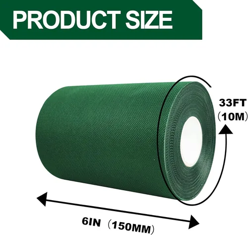 Vista 3 de EDSRDRUS Cinta de césped artificial de doble cara, cinta de costura de césped artificial resistente a la intemperie y a los rayos UV, antideslizante