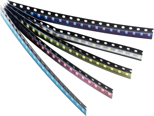Vista 5 de Kit surtido de luces LED de diodo SMD 0805 de 5 colores x 40 piezas = 200 piezas (Chip mini 2.0mm x 1.2mm para PCB DC 20mA) Bombillas de luz