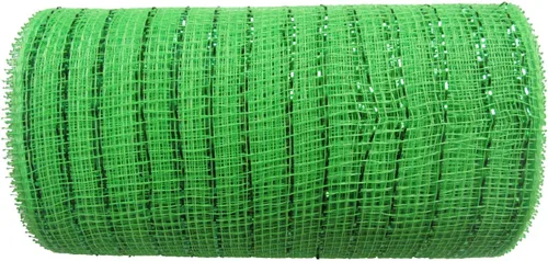 Vista 45 de YYCRAFT cinta metálica de malla de poliéster para decoración y manualidades, 10 yardas Rosa