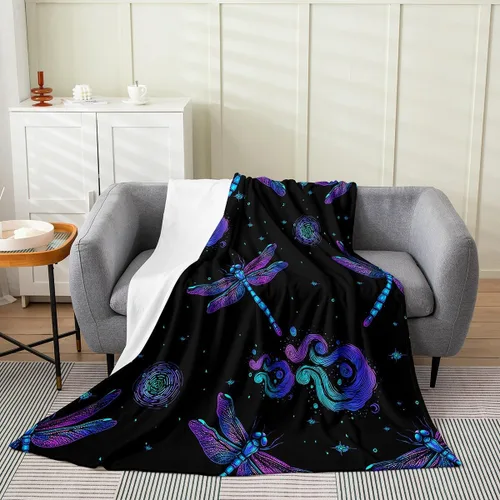 Vista 21 de Castle Fairy Black Bow Blankets,Bowknot Printed Flannel Blanket,Kids Girls Boys Adult Butterfly Tie Pattern Fleece Blanket Modern Black Office Chair