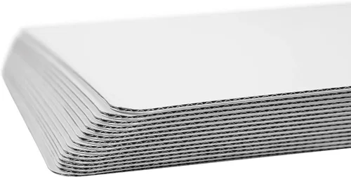 Vista 6 de ONE MORE Hoja para pastel de 13.75 x 9.75 pulgadas, rectangular, resistente a la grasa, 15 tableros (15, blanco)