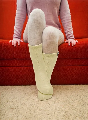 Vista 5 de Calcetines cálidos de forro polar para botas de senderismo forro militar cómodo para hombres y mujeres